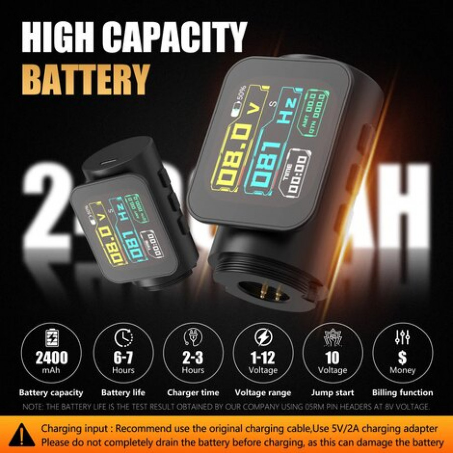 Тату машинка Ambition Zetton Pro 4.0мм + 3.5мм - Black